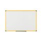 Tableau blanc laqué Industriel Ultrabrite cadre jaune 180 x 120 cm Bi-Office