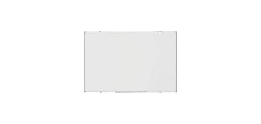 Tableau blanc magnetique Suri cadre gris 178 x 88 cm Bi-Office