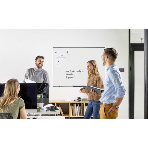 Whiteboard magnetisch Suri zwart frame 178 x 118 cm Bi-Office