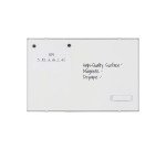 Tableau blanc magnetique Suri cadre gris 178 x 88 cm Bi-Office
