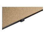 Tableau liege Suri cadre noir 178 x 118 cm Bi-Office