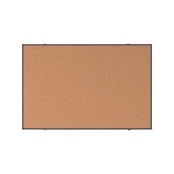 Cork board Suri black frame 178 x 118 cm - Bi-Office