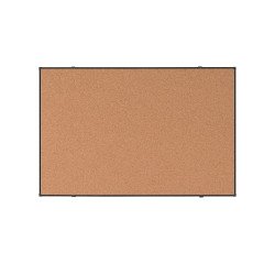Cork board Suri black frame 178 x 118 cm - Bi-Office