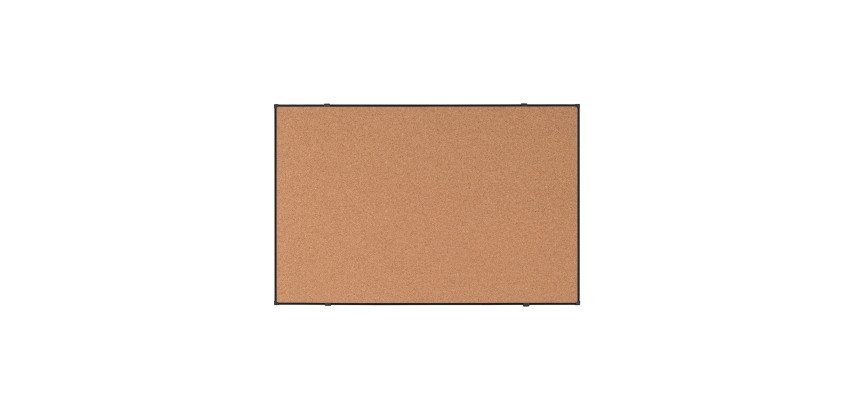 Tableau liege Suri cadre noir 178 x 118 cm Bi-Office