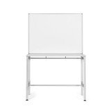 Station de travail avec tableau blanc acier laqué magnétique 90 x 120 cm Industriel Bi-Office