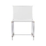 Station travail avec tableau blanc acier laqué 75 x 106,5 cm BioFusion Dispatch Bi Office