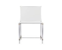 Workstation with lacquered steel whiteboard 75 x 106.5 cm BioFusion Dispatch Bi Office