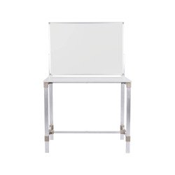 Station travail avec tableau blanc acier laqué 75 x 106,5 cm BioFusion Dispatch Bi Office