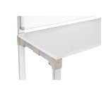 Workstation with lacquered steel whiteboard 75 x 106.5 cm BioFusion Dispatch Bi Office