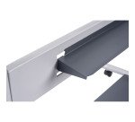 Tableau blanc laqué pivotant Evolutio 92 x 120 cm Bi-Office