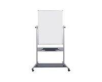 Tableau blanc laqué pivotant Evolutio 92 x 120 cm Bi-Office