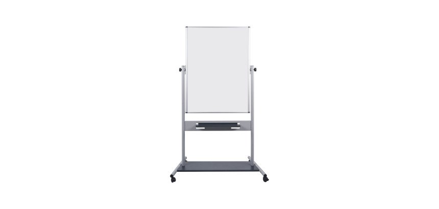 Tableau blanc laqué pivotant Evolutio 92 x 120 cm Bi-Office