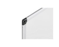 Tableau blanc pivotant double face mélaminé cadre acier 120 x 90 cm Maya Bi-Office