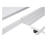 Tableau blanc mobile laqué pivotant Maya Bi-Office 120 x 90 cm