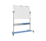 Tableau blanc émaillé pivotant Evolution 150 x 120 cm Bi-Office