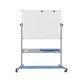 Tableau blanc émaillé pivotant Evolution 150 x 120 cm Bi-Office
