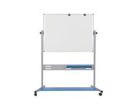 White enamelled swivel board Evolution 150 x 120 cm Bi-Office