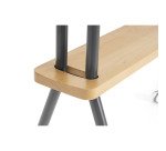 Witbord geëmailleerd draaibaar ARCHYI 120 x 90 cm Bi-Office