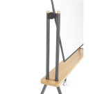 Witbord geëmailleerd draaibaar ARCHYI 120 x 90 cm Bi-Office