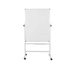 Tableau blanc émaillé pivotant Maya 90 x 120 cm Bi-Office