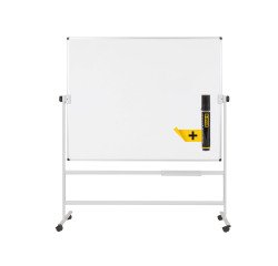 Maya 200 x 120 cm Bi-Office white enamel swivel whiteboard