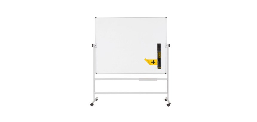 Witbord geëmailleerd draaibaar Maya 200 x 120 cm Bi-Office