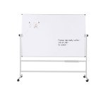 Tableau blanc émaillé pivotant Maya 180 x 120 cm Bi-Office