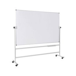 Tableau blanc émaillé pivotant Maya 180 x 120 cm Bi-Office