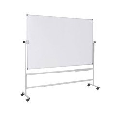 Tableau blanc émaillé pivotant Maya 180 x 120 cm Bi-Office