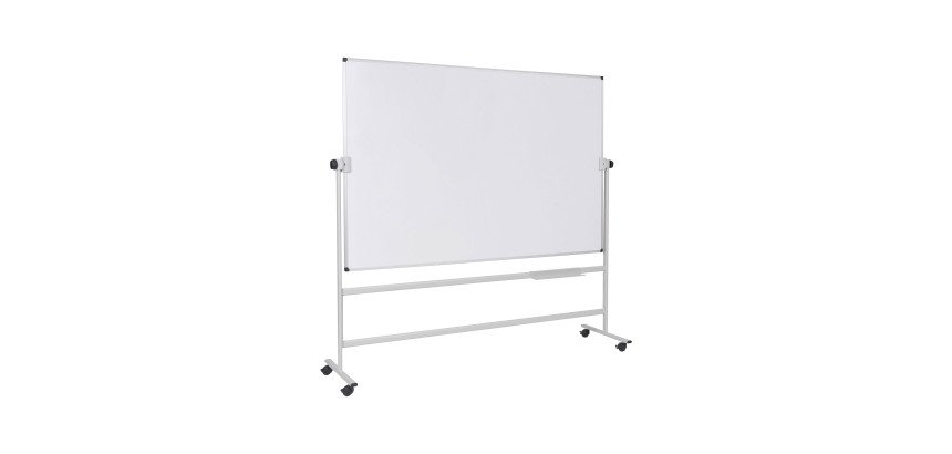 Tableau blanc émaillé pivotant Maya 180 x 120 cm Bi-Office