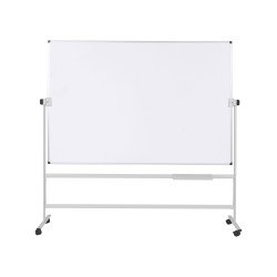 Tafel aus glänzend lackiertem Whiteboard, Maya 180 x 120 cm, Bi-Office.