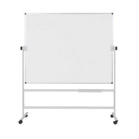 Tableau blanc émaillé pivotant Maya 120 x 120 cm Bi-Office