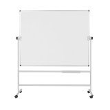 Tableau blanc émaillé pivotant Maya 120 x 120 cm Bi-Office