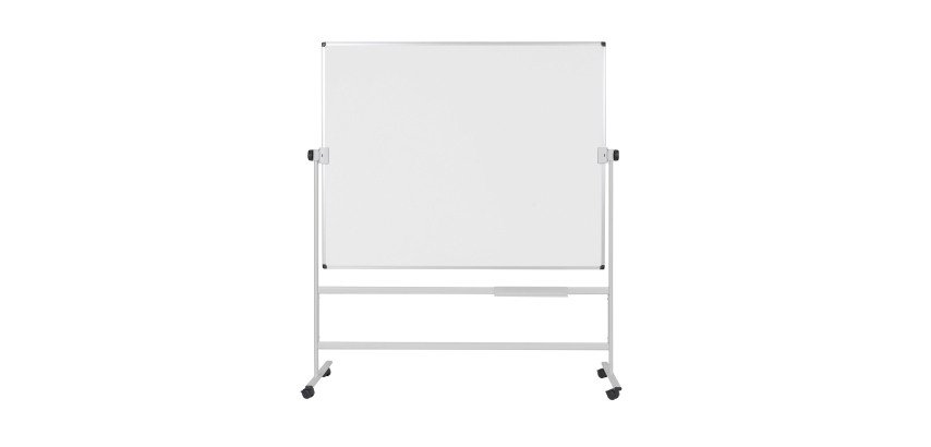 Tableau blanc émaillé pivotant Maya 120 x 120 cm Bi-Office