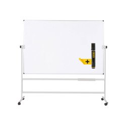 White enamel swivel board Maya 180 x 120 cm Bi-Office