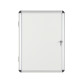 Vitrine intérieure acier laqué porte battante cadre aluminium Bi-Office Enclore - 4 feuilles
