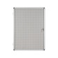 Vitrine intérieure extra plate acier laqué porte battante cadre aluminium Bi-Office Enclore - 9 feuilles