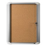 Vitrine exterieur liege Bi-Office Mastervision 12 feuilles porte battante