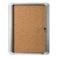 Vitrine exterieur liege Bi-Office Mastervision 12 feuilles porte battante