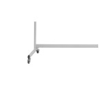 Tableau blanc tryptique mobile acier laqué cadre aluminium 120 x 180 cm Maya Bi-Office