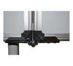 Tableau blanc tryptique mobile acier laqué cadre aluminium 120 x 180 cm Maya Bi-Office