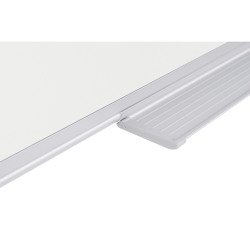 Tableau blanc tryptique acier laqué cadre aluminium 100 x 150 cm Earth Maya Trio Bi-Office