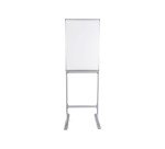 White lacquered steel whiteboard with anodized aluminum frame 90 x 60 cm Maya Bi-Office