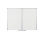 Tableau blanc tryptique acier laqué 90 x 120 cm Earth Maya Bi-Office