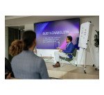 Paperboard - chevalet de conférence mobile avec bras extensible Earth Kyoto Bi-Office