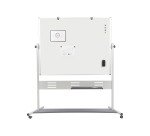 Tableau blanc mobile émaillé pivotant Evolution Bi-Office 120 x 90 cm