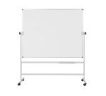 Tableau blanc mobile laqué pivotant Maya Bi-Office 120 x 90 cm