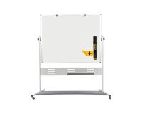 Mobile pivoting enameled whiteboard Evolution Bi-Office 150 x 120 cm
