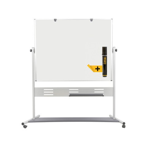 Tableau blanc mobile émaillé pivotant Evolution Bi-Office 120 x 90 cm