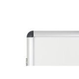 Vitrine intérieure acier laqué porte battante cadre aluminium Bi-Office Enclore - 4 feuilles